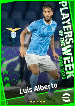 Luis Alberto eFootball 2026 player card, 93 OVR CMF
