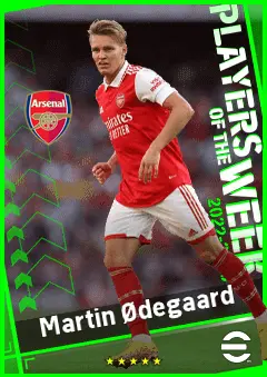 Martin Ødegaard eFootball 2026 player card, 94 OVR AMF