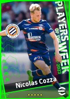 Nicolas Cozza eFootball 2026 player card, 88 OVR CB