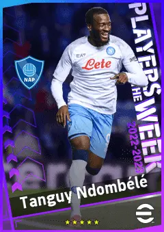 Tanguy Ndombélé eFootball 2026 player card, 94 OVR CMF