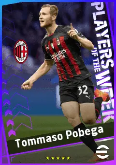 Tommaso Pobega eFootball 2026 player card, 90 OVR CMF