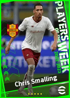 Chris Smalling eFootball 2026 player card, 90 OVR CB