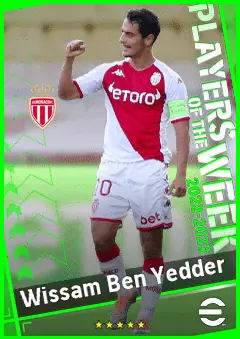 Wissam Ben Yedder eFootball 2026 player card, 94 OVR CF