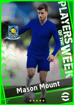 Mason Mount eFootball 2026 player card, 94 OVR AMF