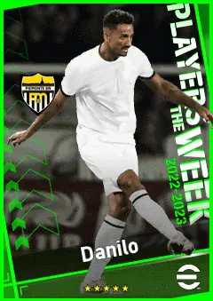 Danilo eFootball 2026 player card, 92 OVR CB