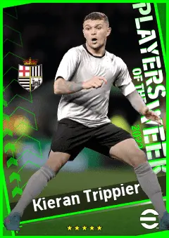 Kieran Trippier eFootball 2026 player card, 91 OVR RB