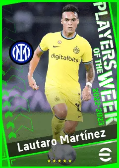 Lautaro Martínez eFootball 2026 player card, 94 OVR CF
