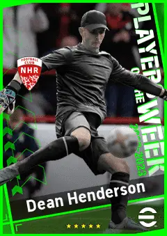 Dean Henderson eFootball 2026 player card, 91 OVR GK