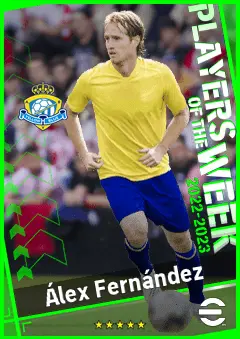 Álex Fernández eFootball 2026 player card, 88 OVR CMF
