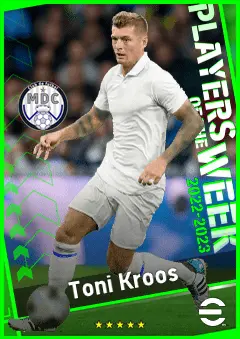 Toni Kroos eFootball 2026 player card, 94 OVR CMF