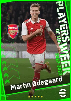 Martin Ødegaard eFootball 2026 player card, 94 OVR CMF