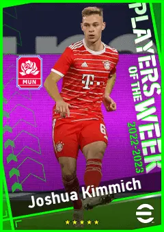 Joshua Kimmich eFootball 2026 player card, 95 OVR RB