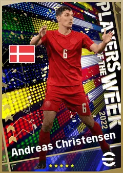 Andreas Christensen eFootball 2026 player card, 94 OVR CB