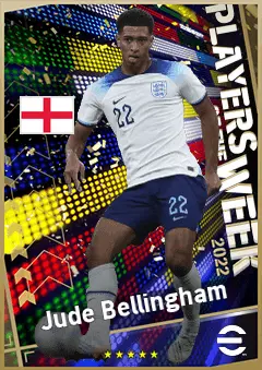 Jude Bellingham eFootball 2026 player card, 94 OVR CMF