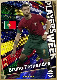 Bruno Fernandes eFootball 2026 player card, 94 OVR RWF