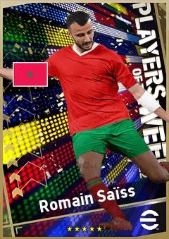 Romain Saïss eFootball 2026 player card, 92 OVR CB