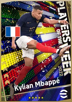 Kylian Mbappé eFootball 2026 player card, 97 OVR LMF