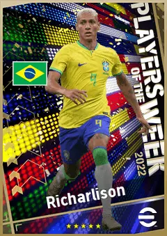 Richarlison eFootball 2026 player card, 94 OVR CF