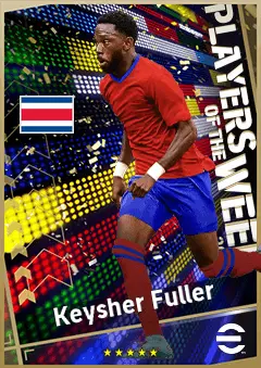 Keysher Fuller eFootball 2026 player card, 88 OVR RB