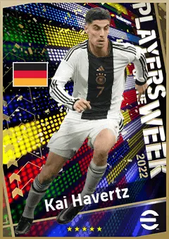 Kai Havertz eFootball 2026 player card, 94 OVR SS