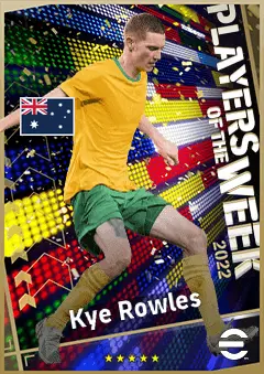 Kye Rowles eFootball 2026 player card, 88 OVR CB