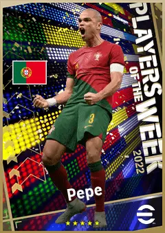 Pepe eFootball 2026 player card, 92 OVR CB