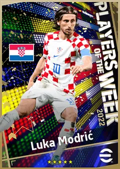 Luka Modrić eFootball 2026 player card, 94 OVR DMF