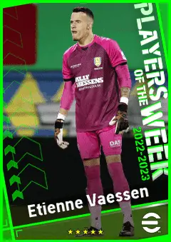 Etienne Vaessen eFootball 2026 player card, 87 OVR GK