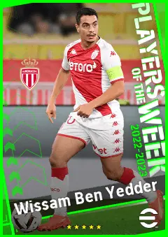 Wissam Ben Yedder eFootball 2026 player card, 93 OVR CF