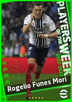 Rogelio Funes Mori eFootball 2026 player card, 90 OVR CF