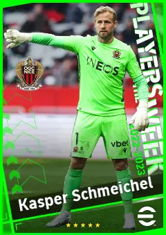 Kasper Schmeichel eFootball 2026 player card, 94 OVR GK