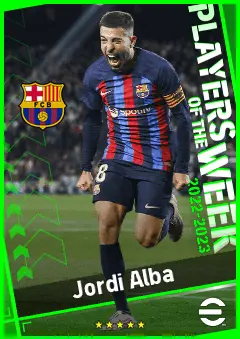Jordi Alba eFootball 2026 player card, 94 OVR LB