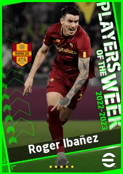 Roger Ibañez eFootball 2026 player card, 92 OVR CB