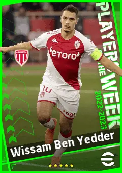 Wissam Ben Yedder eFootball 2026 player card, 93 OVR CF