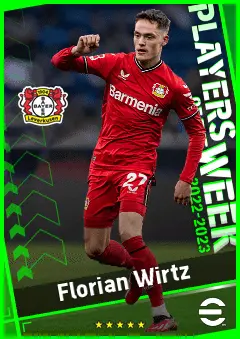 Florian Wirtz eFootball 2026 player card, 94 OVR CF