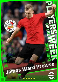 James Ward Prowse eFootball 2026 player card, 94 OVR CMF