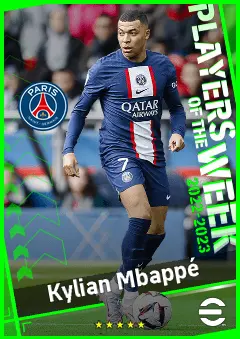 Kylian Mbappé eFootball 2026 player card, 97 OVR CF