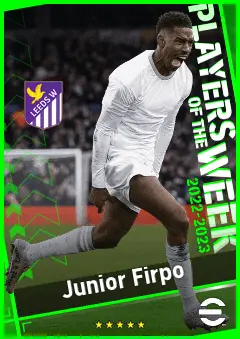 Junior Firpo eFootball 2026 player card, 92 OVR LB