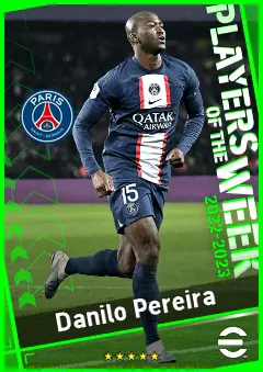 Danilo Pereira eFootball 2026 player card, 93 OVR CB