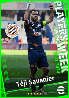 Téji Savanier eFootball 2026 player card, 91 OVR AMF