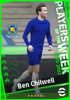 Ben Chilwell eFootball 2026 player card, 92 OVR LMF