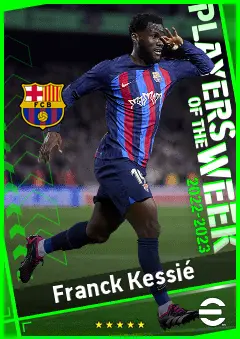 Franck Kessié eFootball 2026 player card, 95 OVR CMF