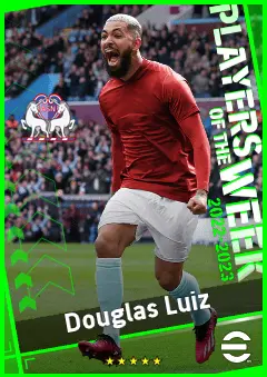Douglas Luiz eFootball 2026 player card, 94 OVR DMF
