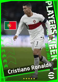 Cristiano Ronaldo eFootball 2026 player card, 96 OVR CF