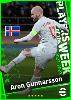 Aron Gunnarsson eFootball 2026 player card, 90 OVR CB