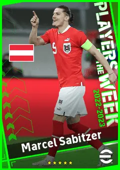 Marcel Sabitzer eFootball 2026 player card, 92 OVR CMF
