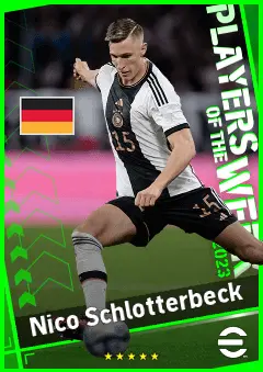 Nico Schlotterbeck eFootball 2026 player card, 93 OVR CB