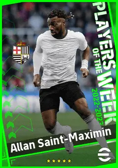Allan Saint-Maximin eFootball 2026 player card, 93 OVR LWF