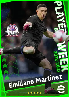 Emiliano Martínez eFootball 2026 player card, 93 OVR GK
