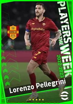 Lorenzo Pellegrini eFootball 2026 player card, 94 OVR SS